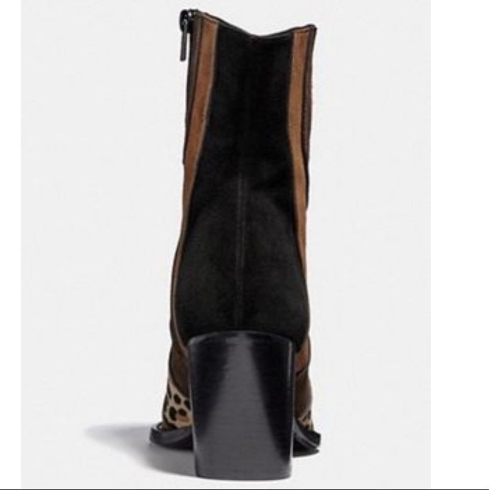 Coach Leopard Suede Boots - Picture 4 of 8